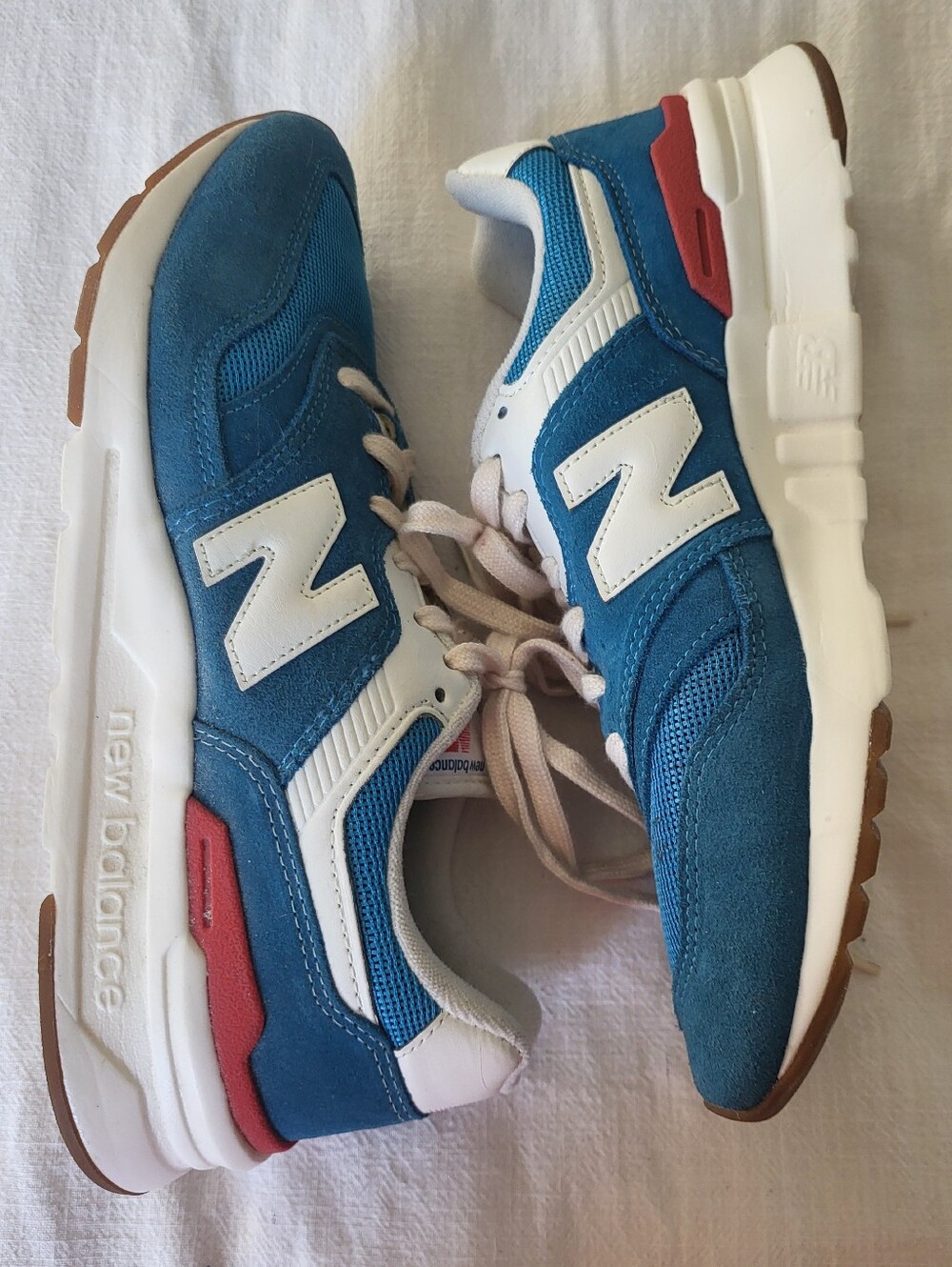 New Balance 997H Vintage Pack Light Rogue Wave Blue Suede Sneaker Sz 8.5 - Picture 11 of 12